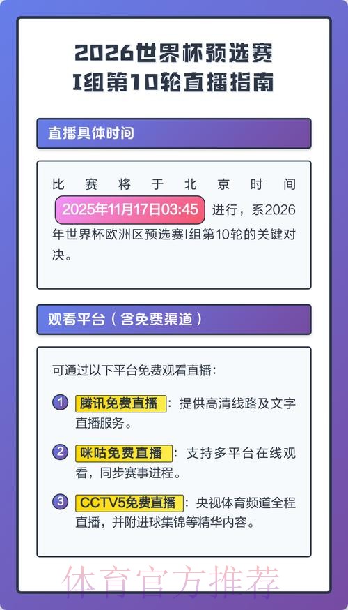 2026世界杯直播全程高清观看指南 2026世界杯直播全程高清观看指南